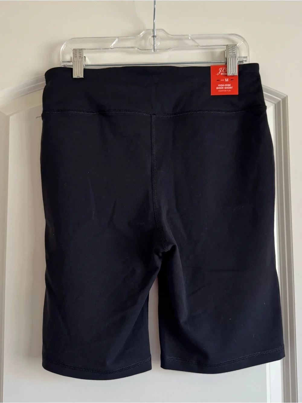 NWT J. Crew Black High-Rise Biker Shorts